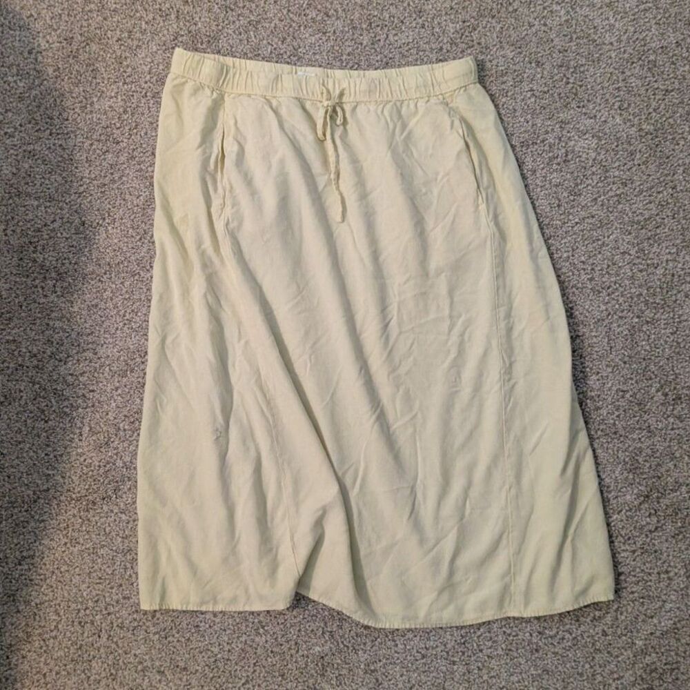 Dip butter yellow maxi skirt
